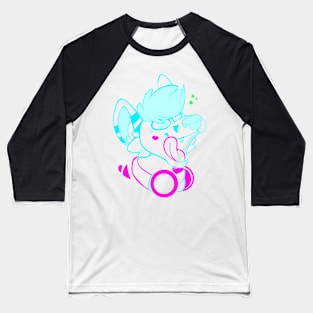 Neon Kjisu Furry Head Baseball T-Shirt